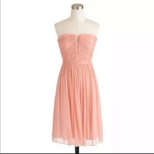 🎀HP J Crew Nadia Silk Strapless Dress